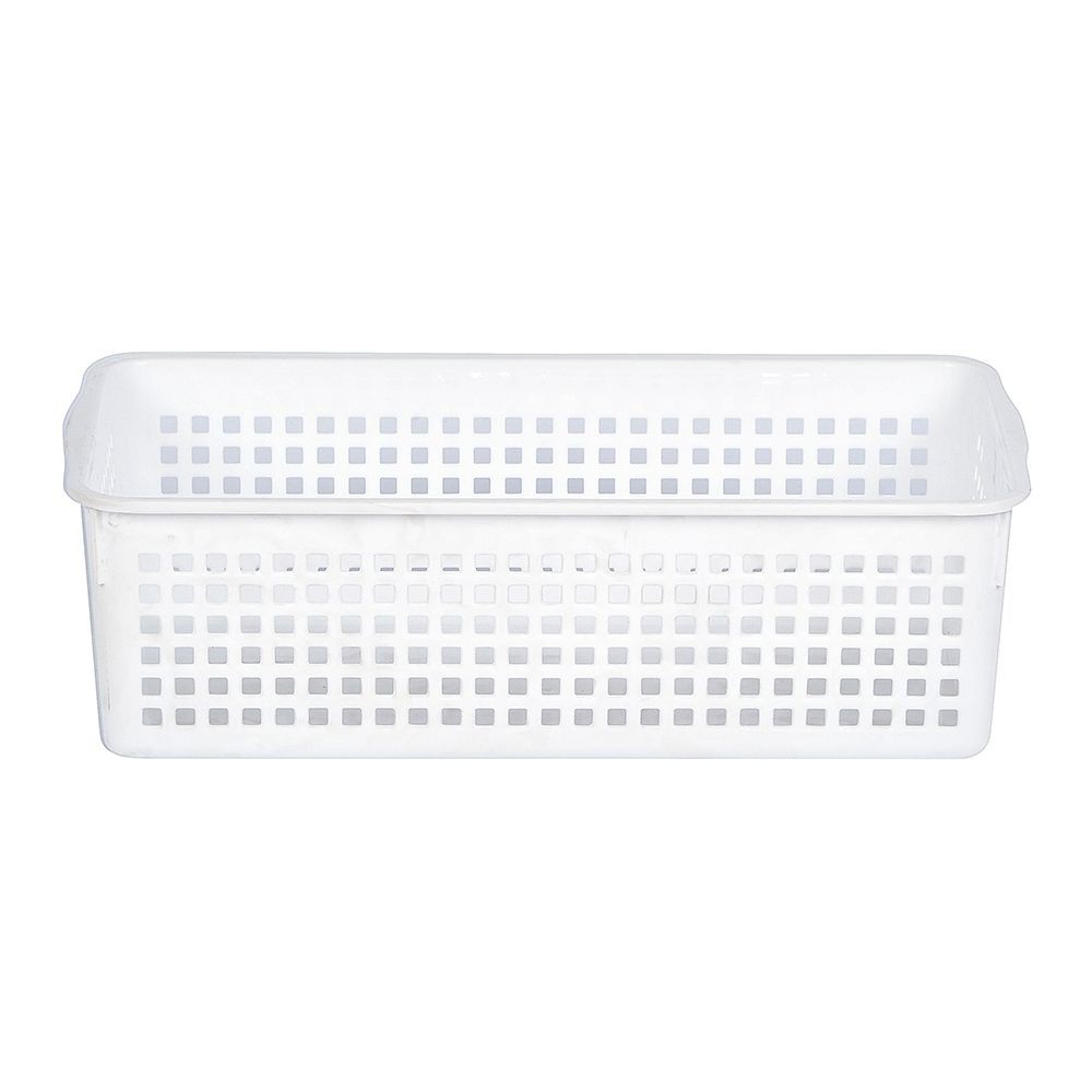 ตะแกรงใส่ของเหลี่ยมสูง กลาง INSPACE KECH 5188 สีขาว KITCHEN GRATE SQUARE INSPACE KECH 5188 WHITE