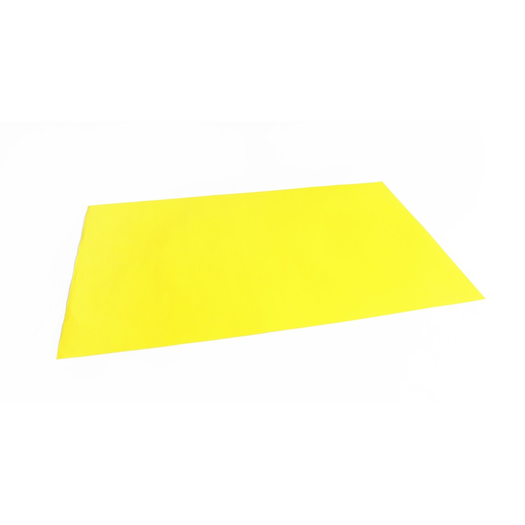 PP201 สีเหลืองอ่อน กระดาษโปสเตอร์สี 2 หน้า20แผ่น