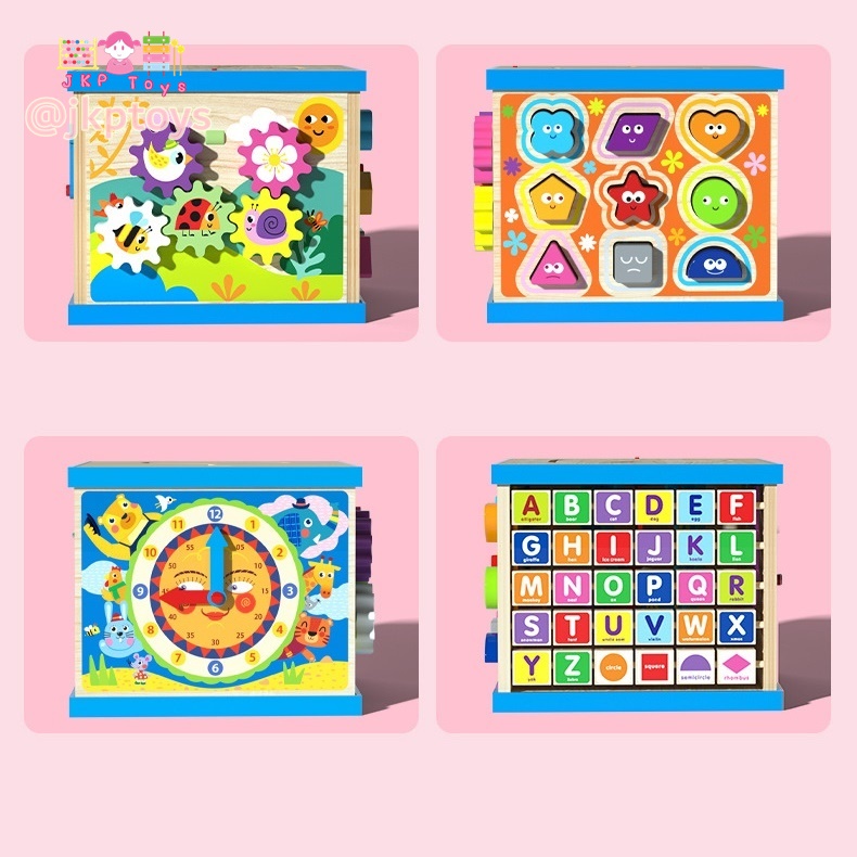 กล่องกิจกรรมไม้ 5 ด้าน