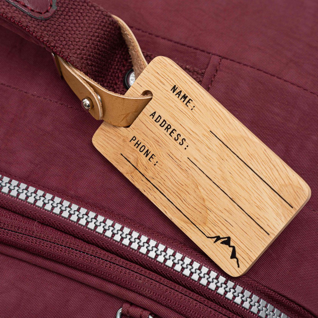 The Wood's Tale ป้ายแขวนกระเป๋าเดินทาง LUGGAGE TAG มีให้เลือกหลายลาย