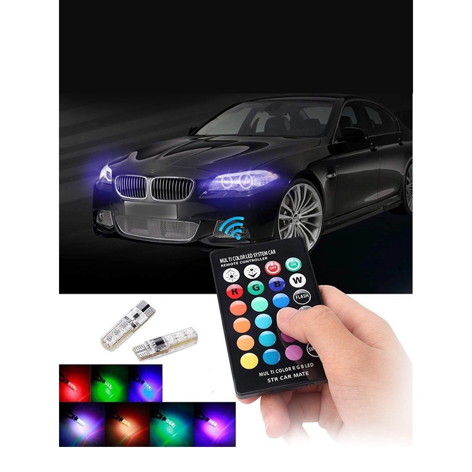 !!สินค้าขายดี!! ไฟ LED พร้อมรีโมทเปลี่ยนสี สำหรับติดรถยนต์ LED with Remote
