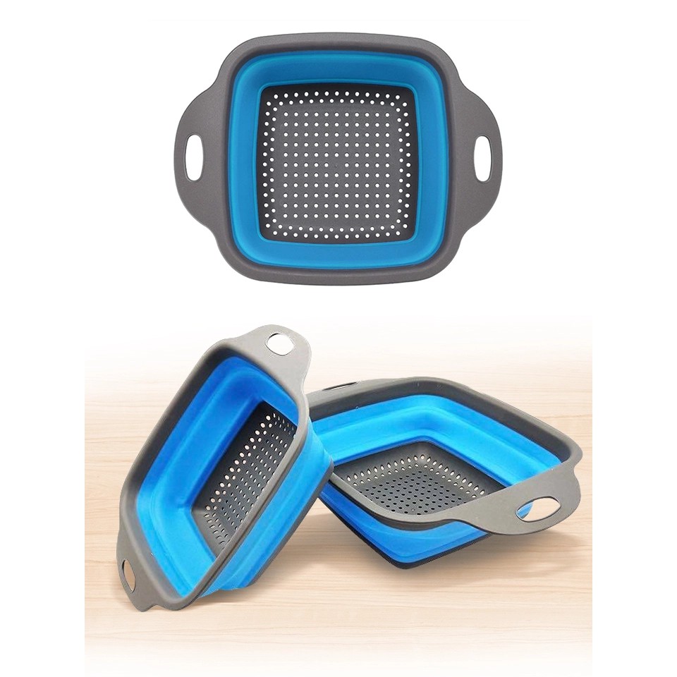 !!สินค้าขายดี!! กะละมังล้างผัก กะละมังพับได้ Drain Basket