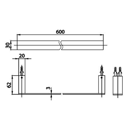 ราวแขวนผ้า COTTO CT0274(HM) สีโครม ราวตากผ้า ราวแขวนผ้า ราวแขวน ราวแขวนเสื้อผ้า