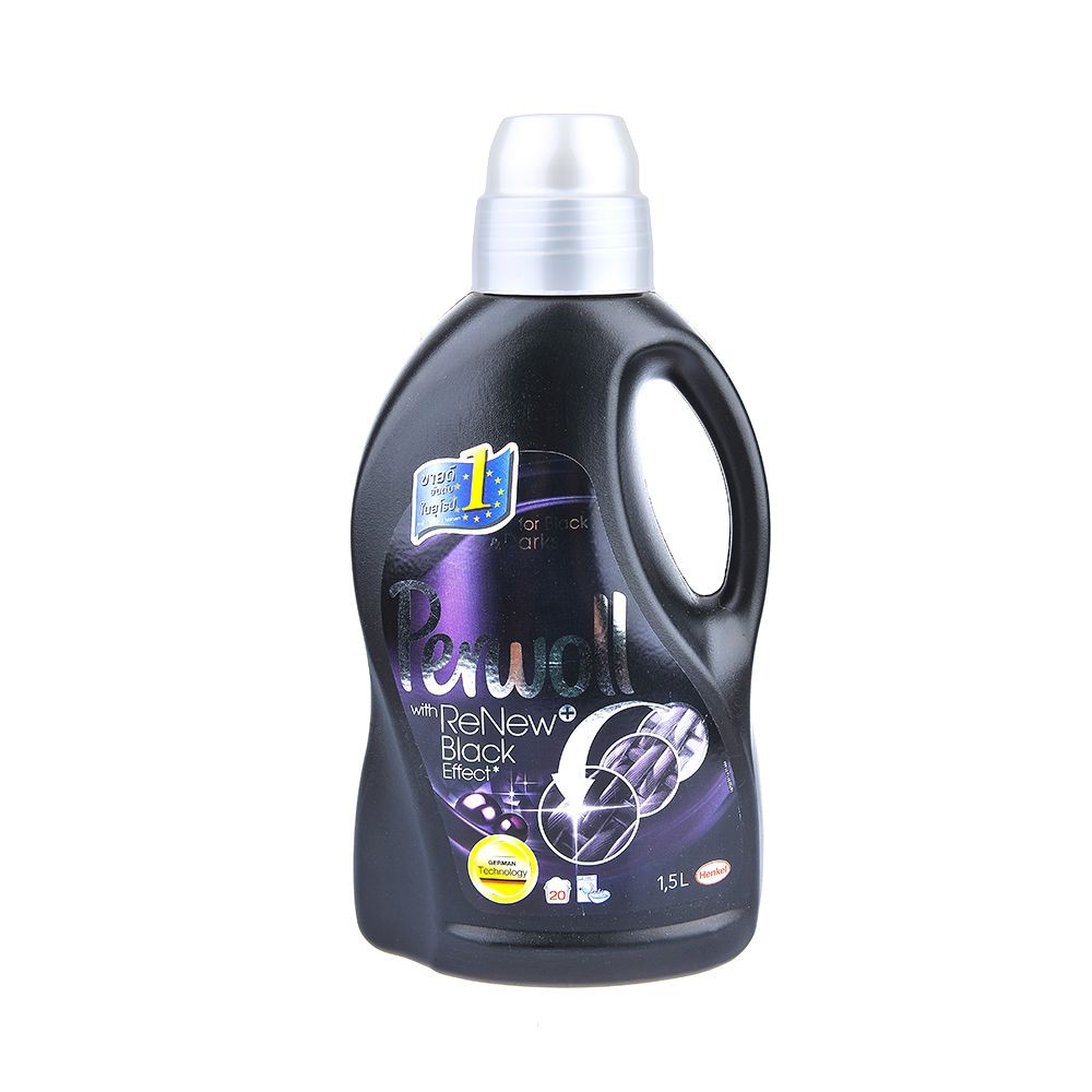 น้ำยาซักผ้า (สำหรับผ้าสีเข้ม) PERWOLL 1.5 ลิตร LIQUID FABRIC BLACK&DARKS 1.5L PERWOLL