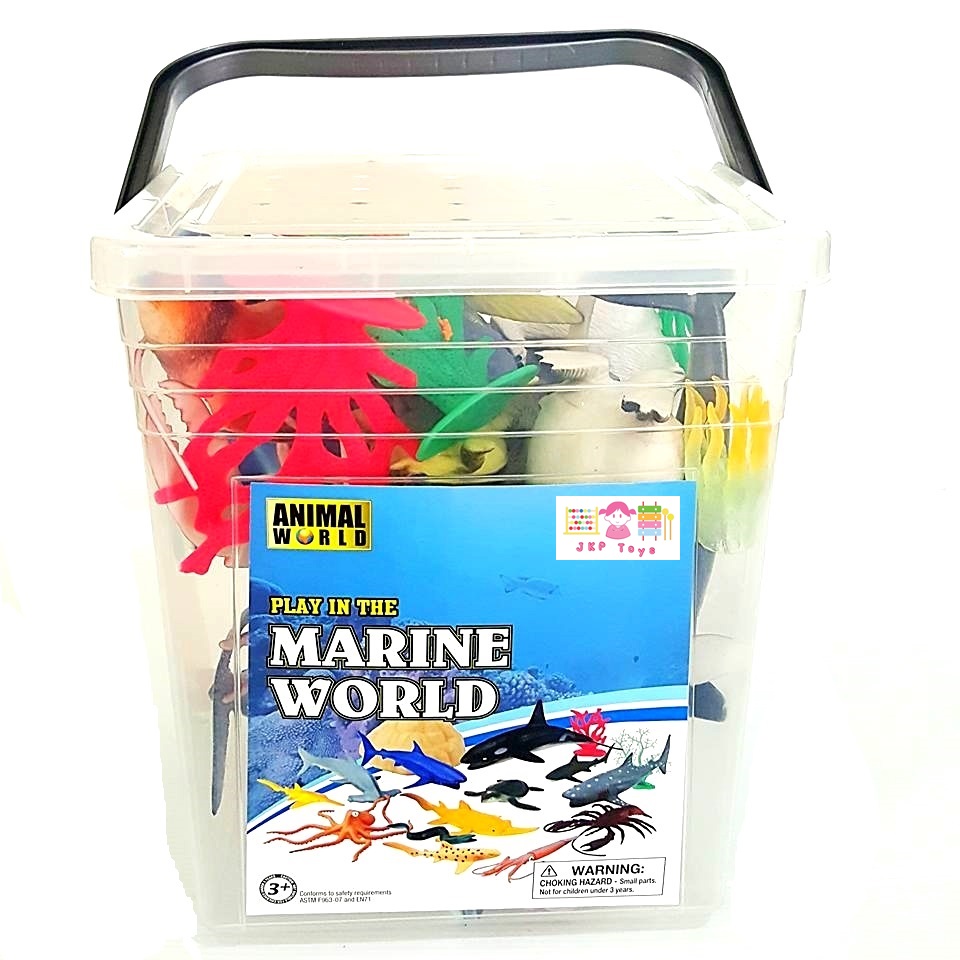 โมเดลพลาสติกเกรดดี ลายสัตว์ทะเลเเละขั้วโลก