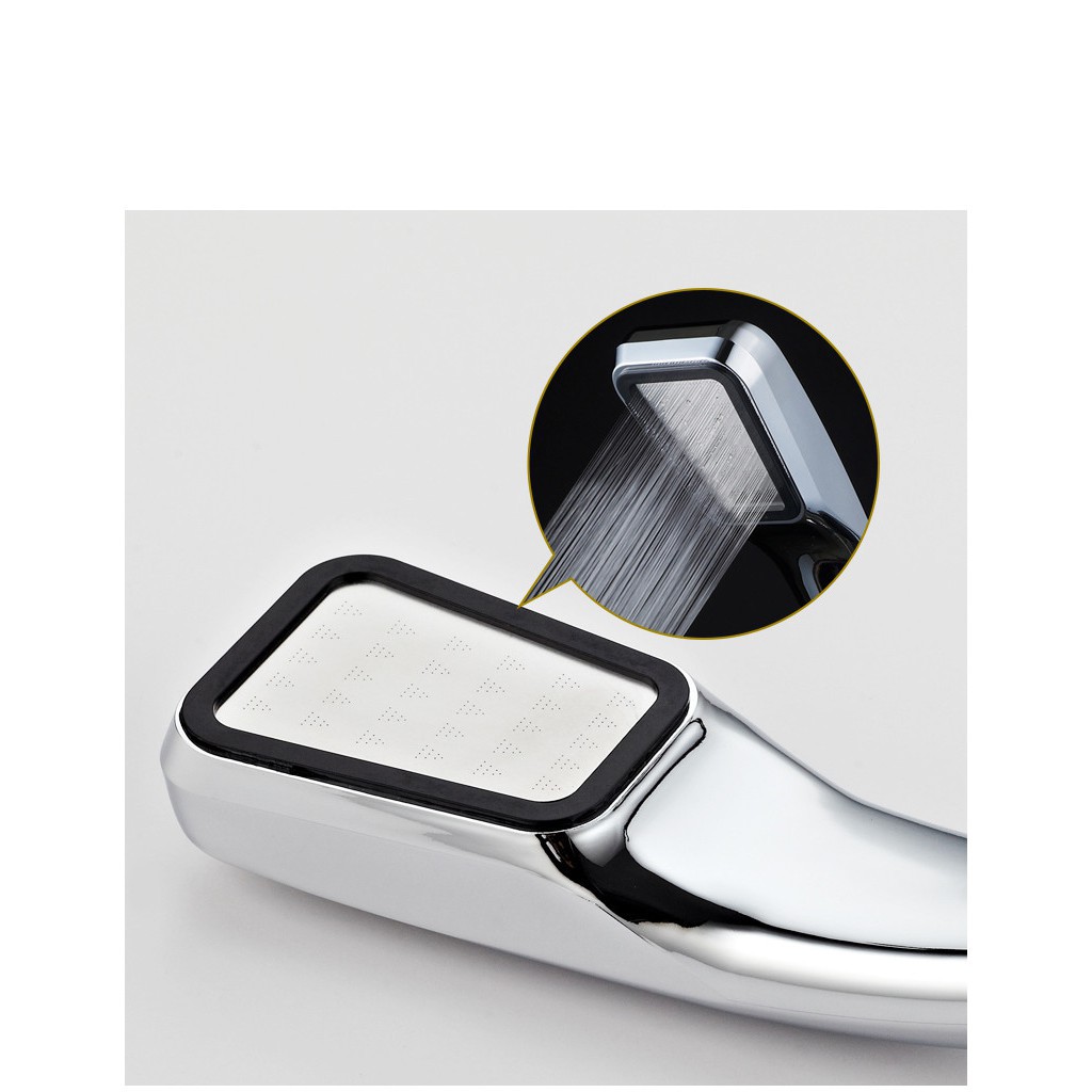 Giyo - ฝักบัว ฝักบัวอาบน้ำ ฝักบัวแรงดันสูง 300 รู ฝักบัวเพิ่มแรงดัน ฝักบัวแรง หัวฝักบัว ฝักบัวแรงดัน รุ่น1574