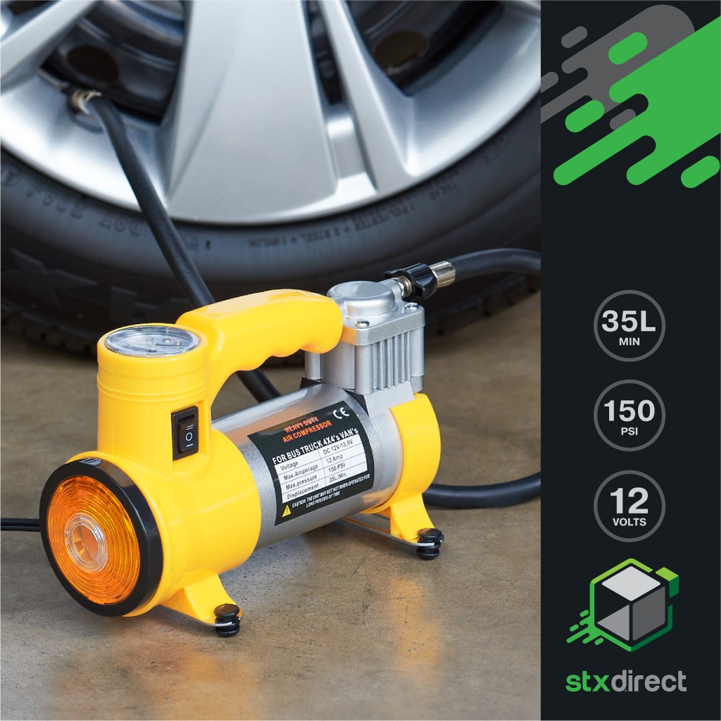 !!สินค้าขายดี!! เครื่องสูบลมยาง เครื่องเติมลมยางสำหรับใช้ในรถยนต์ air compressor