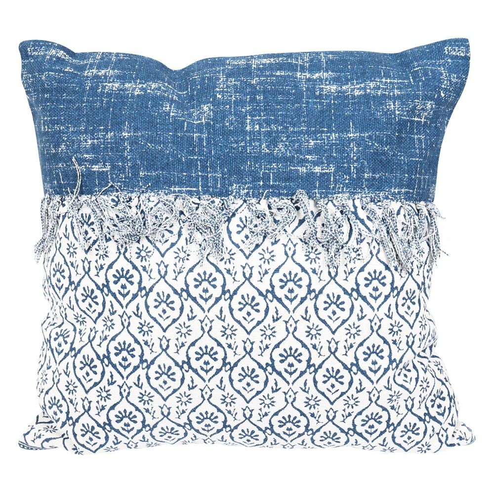 หมอนอิง HOME LIVING STYLE CAMY 18X18 นิ้ว สีฟ้า หมอนหนุนและหมอนข้าง