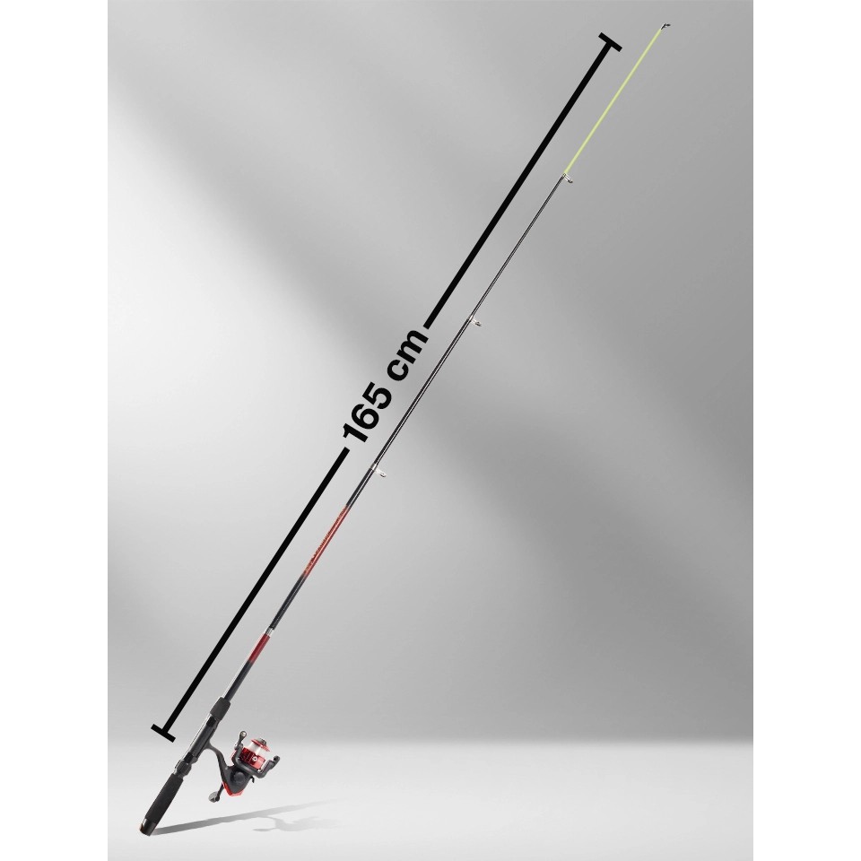 !!สินค้าขายดี!! เซ็ตเบ็ดตกปลาพร้อมรอกและเส้นเอ็น Telescopic Fishing Rod and Fishing Line Set