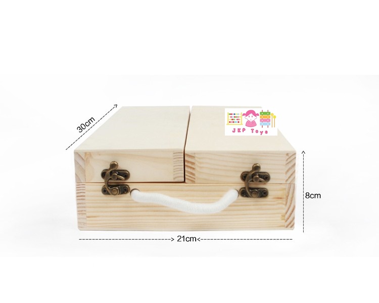 ของเล่นไม้เสริมพัฒนาการ กล่องไม้เครื่องมือช่าง