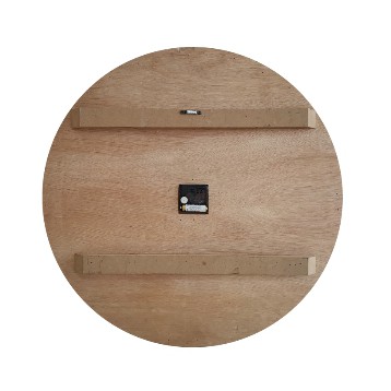 KH นาฬิกาไม้แขวนผนังวินเทจ 24 นิ้ว ขนาด 60 x 4.5 x 60 ซม. สีน้ำตาล - ดำ Arcadia รุ่น B0151 VINTAGE