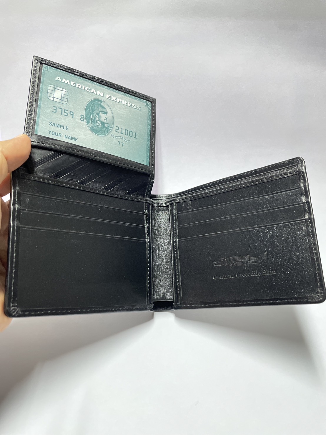 กระเป๋าหนังจระเข้แท้ (กระดูกหาง)