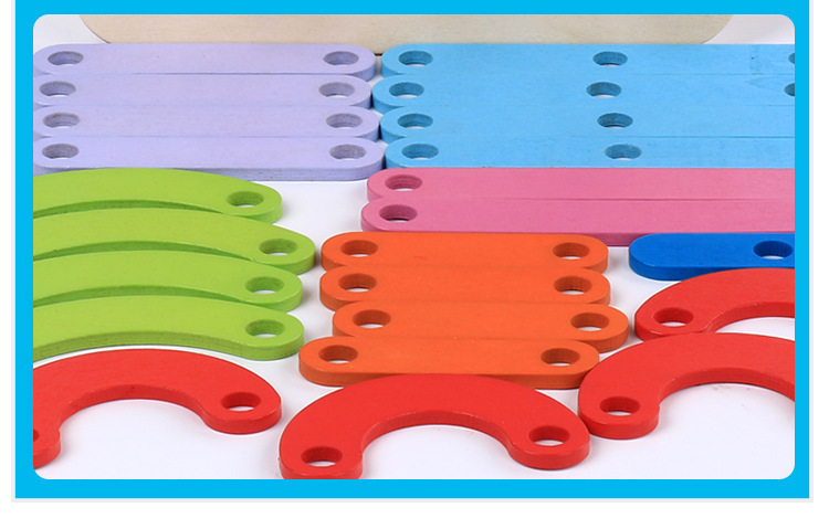 ของเล่นไม้มอนเตสซอรี่ เเผ่นเรียงไม้ต่อภาพ Wooden Alphabet & Number Assembly