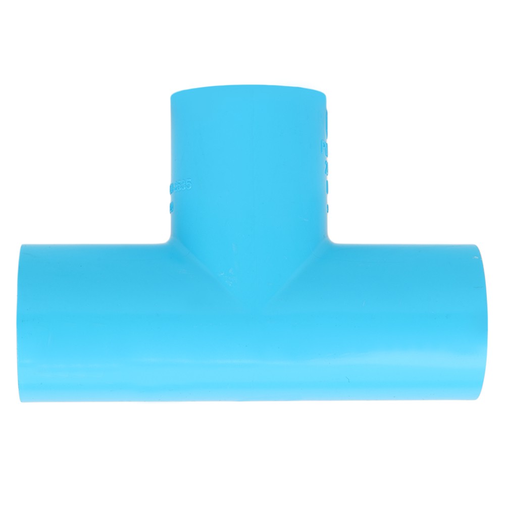 ท่อประปา ข้อต่อ ท่อน้ำ ท่อPVC ข้อต่อสามทาง-หนา SCG 1" สีฟ้า FAUCET TEE PVC SOCKET SCG 1" LIGHT BLUE