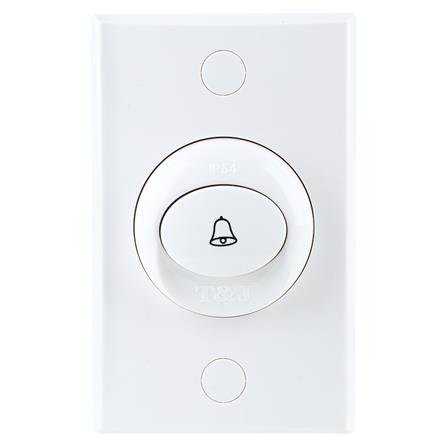 สวิตช์กดกระดิ่ง HACO W2910 สีขาว สวิตช์กดกระดิ่งกันน้ำ
