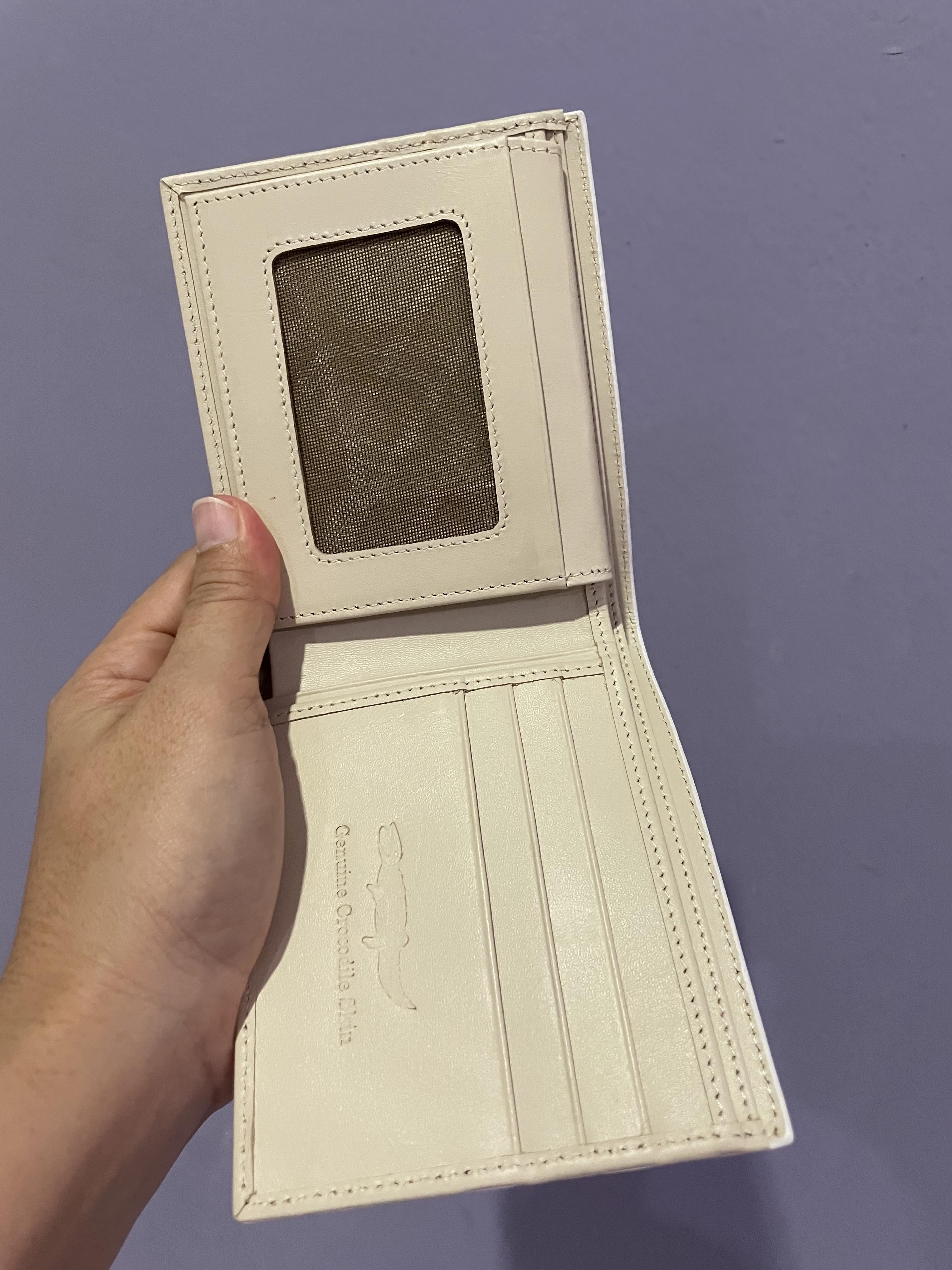 กระเป๋าหนังจระเข้แท้ หนังท้อง