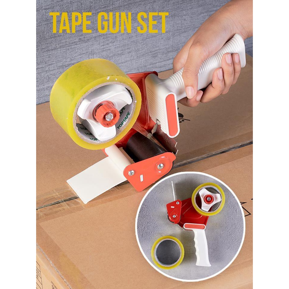 !!สินค้าขายดี!! ตัวตัดเทปเหล็ก แถมเทปใส Tape Gun Set