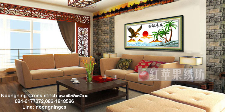 คู่รัก ชุดปักครอสติช พิมพ์ลาย ครอสติสจีน งานฝีมือ DIY