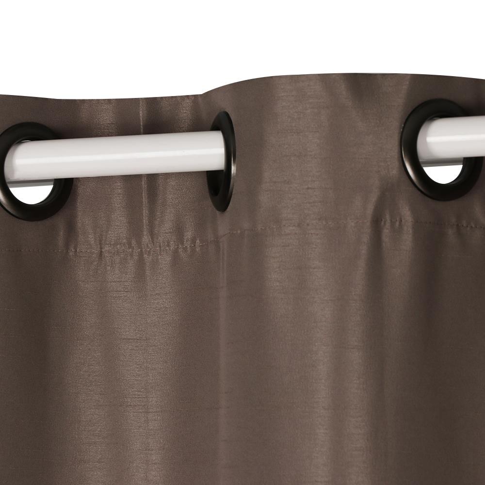 ผ้าม่าน EYELET CHILD FREEDOM STYLE SILKY UV 140x220 ซม. สีน้ำตาล ผ้าม่านประตู CURTAIN ผ้าม่านและมู่ลี่