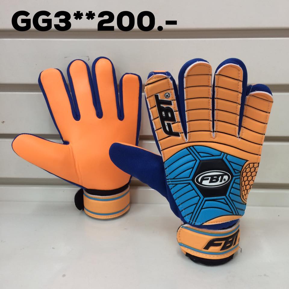 FBT ถุงมือผู้รักษาประตู GG3 สีส้ม เบอร์ 5-10