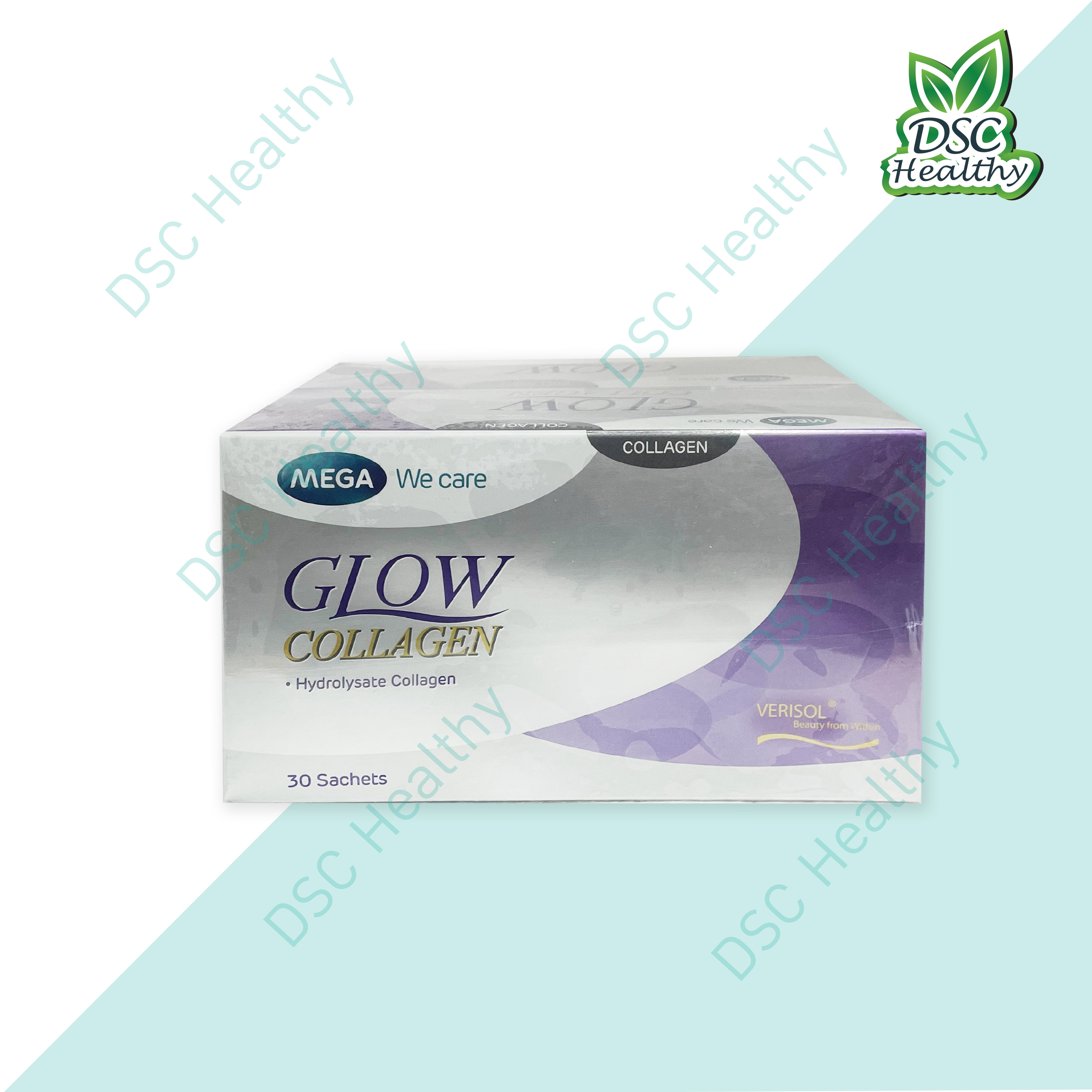 MEGA We care GLOW COLLSGEN 30 Sachets แพ็ค 2 กล่อง