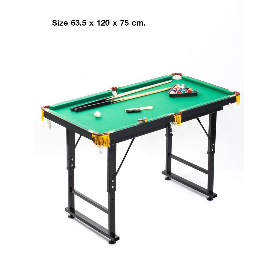 !!สินค้าขายดี!! โต๊ะพูลพร้อมอุปกรณ์ สำหรับเล่นบิลเลียด พูล สนุ๊กเกอร์ Pool Table with Equipment
