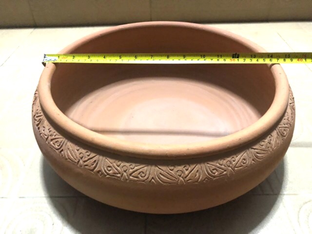 อ่างดินเผา กระถาง สวนถาด บอนไซ ขนาด 15 นิ้ว