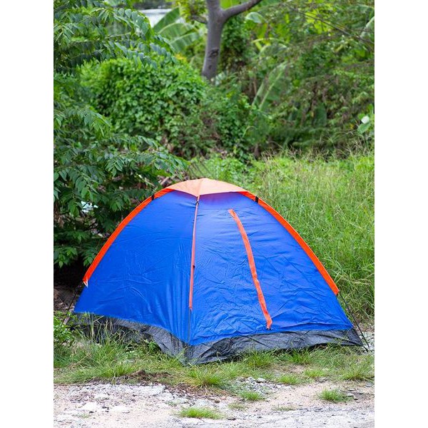 !!สินค้าขายดี!! เซ็ตเต้นท์สนามพร้อมถุงนอนปิคนิค เต้นท์ เต้นท์เดินป่า เต้นท์สนามขนาดสำหรับ 1-2 คน Tent with Sleeping Bag Set