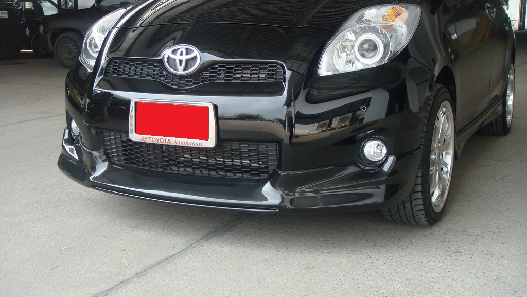 ชุดแต่งรถ สเกิร์ต-สปอยเลอร์ Yaris 2012-2013 ทรง OEM (V1)