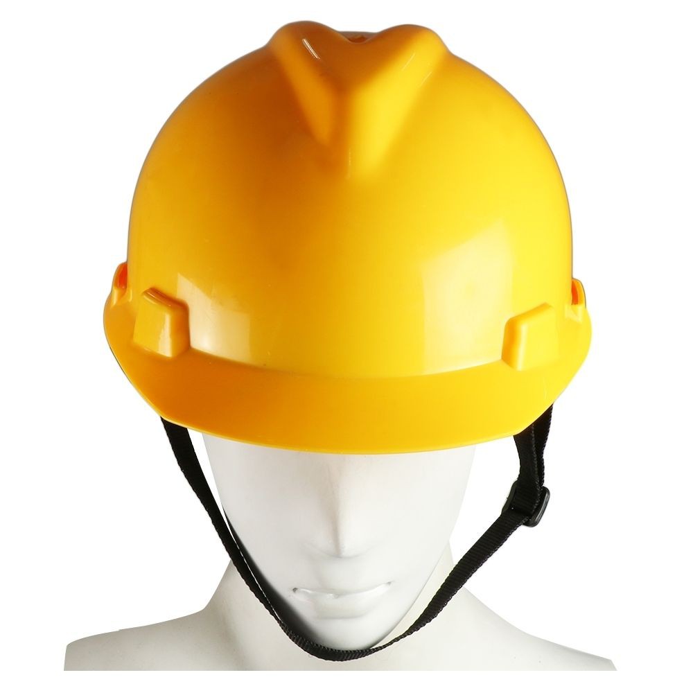 หมวกนิรภัยพลาสติก โพลีเอทิลีน DD สีเหลือง SAFETY HELMET DD YELLOW