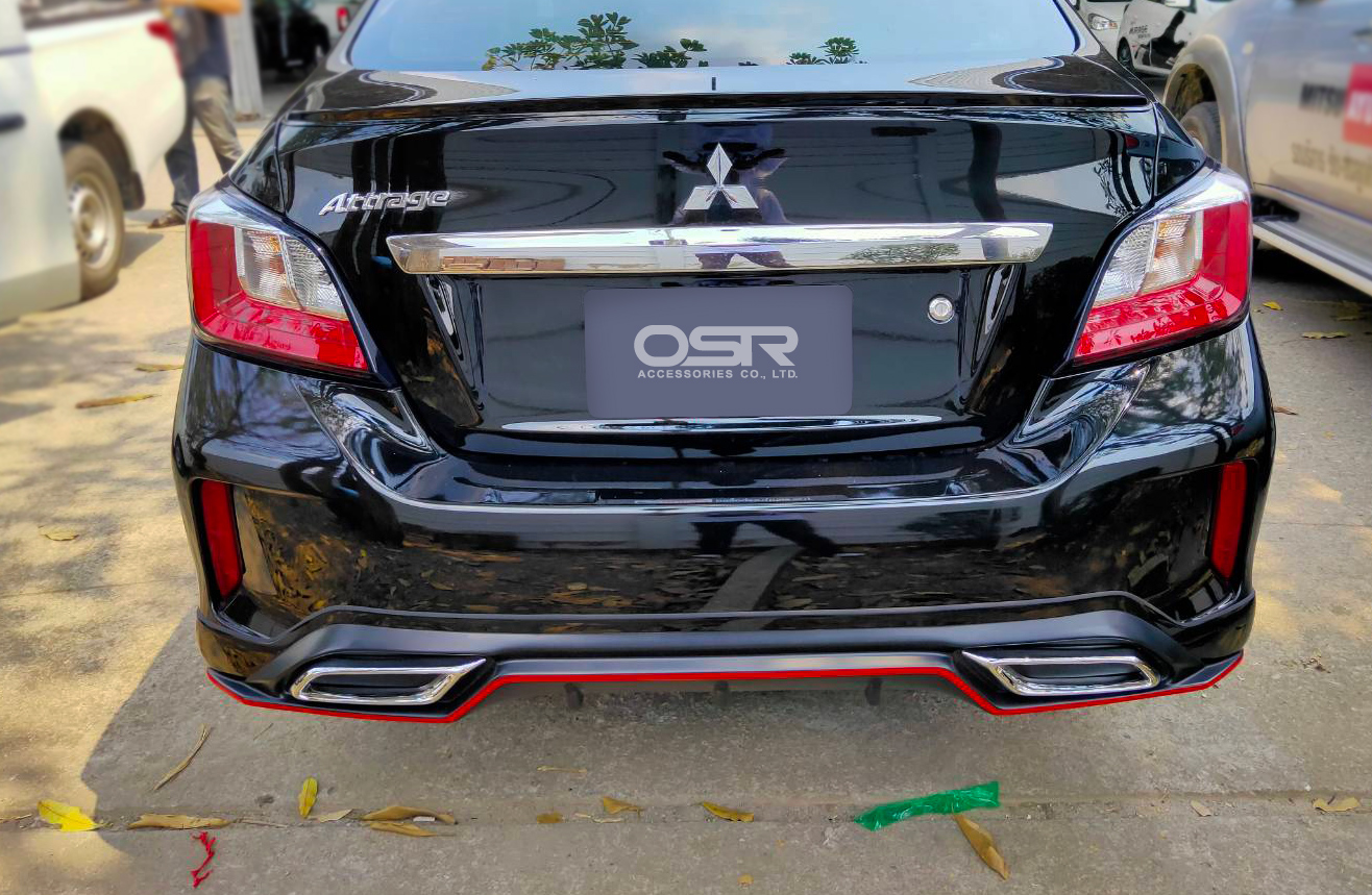 ชุดแต่งรถ สเกิร์ต-สปอยเลอร์ New Mitsubishi Attrage 2020 ทรง SR-Limited By OSR