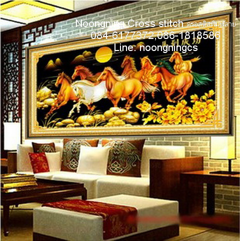 วิว ชุดปักครอสติช พิมพ์ลาย ครอสติสจีน งานฝีมือ DIY