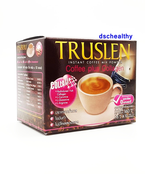 TRUESLEN Coffee Plus collagen 10ซอง
