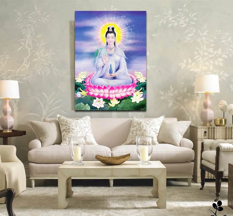 เจ้าแม่กวนอิม ครอสติสคริสตัล Diamond painting โมเสก ภาพติดเพชร งานฝีมือทำที่บ้าน DIY