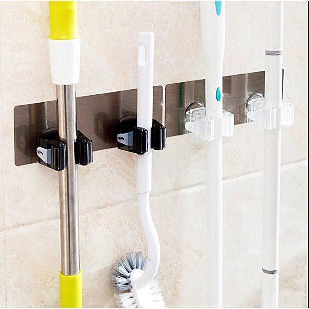 after ==ส่งฟรี KERRY== อุปกรณ์แขวน ไม้กวาด/ไม้ถูพื้น magic hook แบบยึดติดกับผนัง