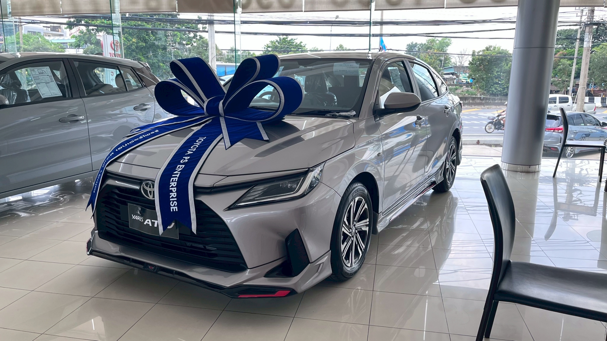 ชุดแต่งรถ-สเกิร์ต-สปอยเลอร์ Toyota New Yaris Ativ 2022 2023 2024