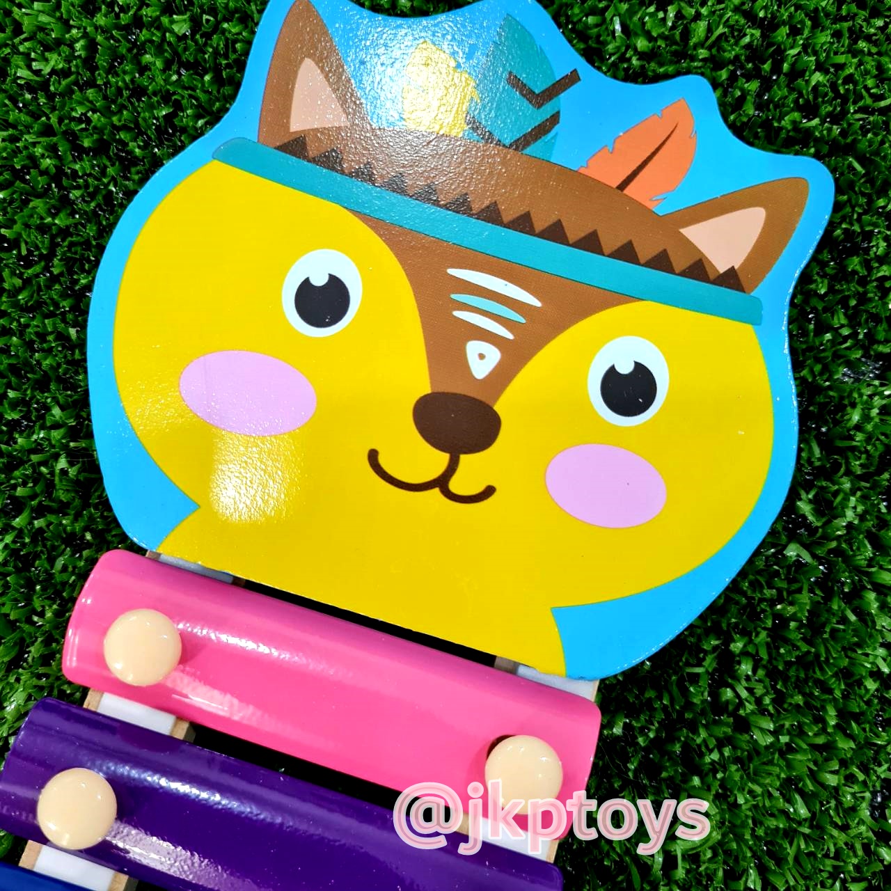 ของเล่นไม้เสริมพัฒนาการ ระนาดไม้ลายสัตว์