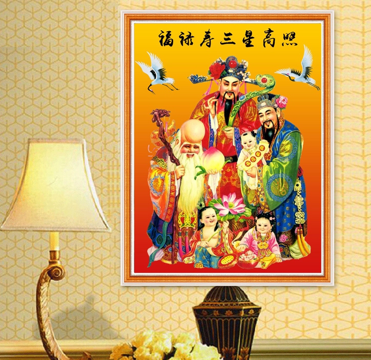 เจ้าแม่ลักษมี ครอสติสคริสตัล Diamond painting โมเสก ภาพติดเพชร งานฝีมือทำที่บ้าน DIY