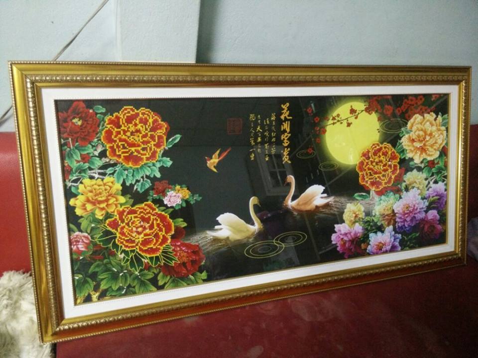 เทพชาวจีน ครอสติสคริสตัล Diamond painting โมเสก ภาพติดเพชร งานฝีมือ DIY