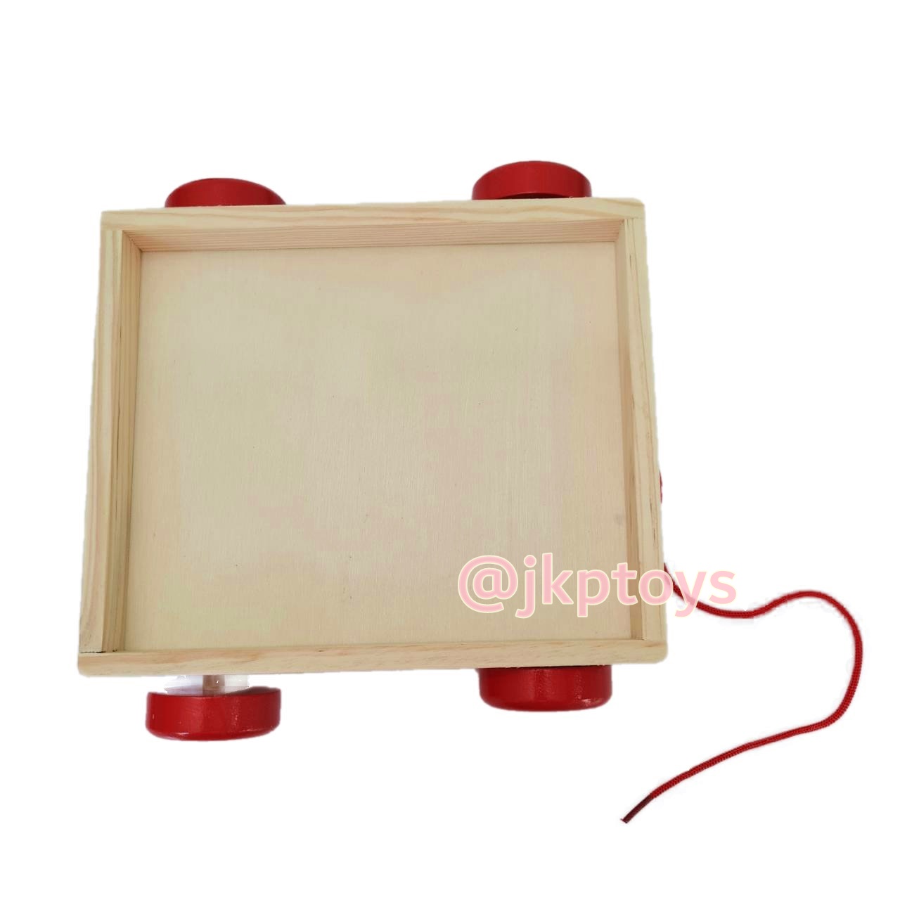 ของเล่นไม้เสริมพัฒนาการ รถลาก บล็อคไม้ 32 ชิ้น