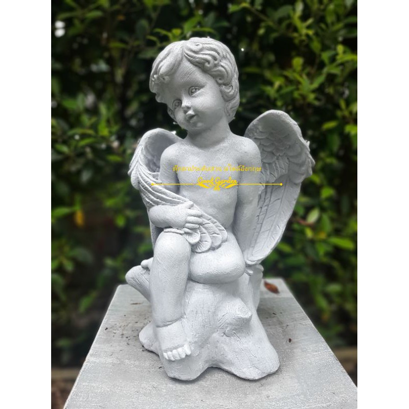 กามเทพเด็กน้อย มี 3 แบบ ปูนปั้น แต่งสวน ประดัับสวน