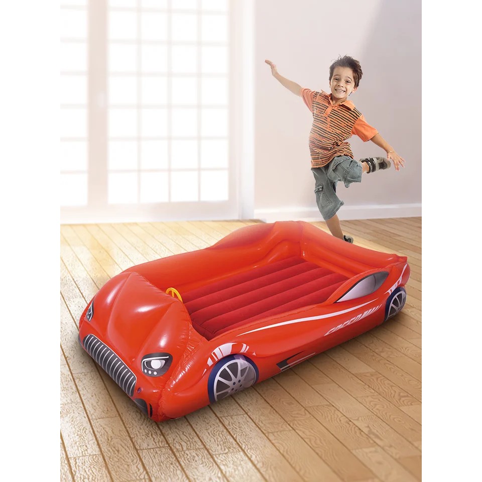 !!สินค้าขายดี!! ที่นอนเป่าลมสำหรับเด็ก Racing Car Bed