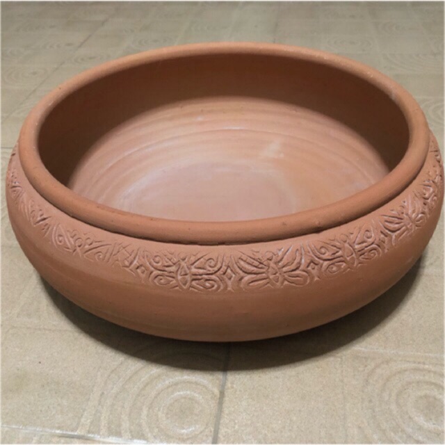 อ่างดินเผา กระถาง สวนถาด บอนไซ ขนาด 15 นิ้ว