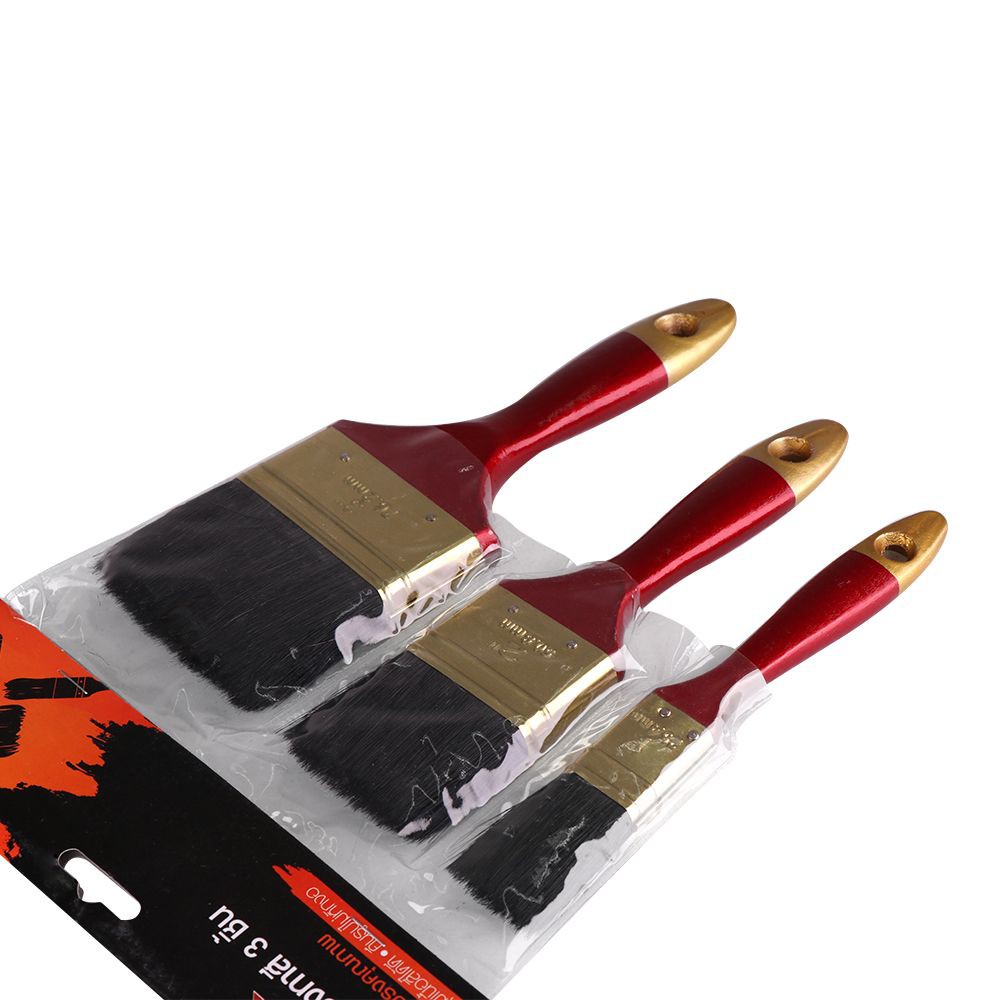 เซ็ตแปรงทาสีขนธรรมชาติ FITT #NA3PK อุปกรณ์ทาสีBRUSH SET FITT #NA3PK NATURAL 3EA