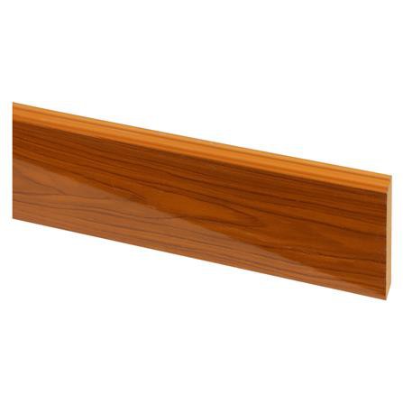 บัวพื้นPVC MASTERWOOD 8.80x100x0.80 ซม. สีสัก หมดปัญหาเรื่องไม้บวม และโก่งงอ