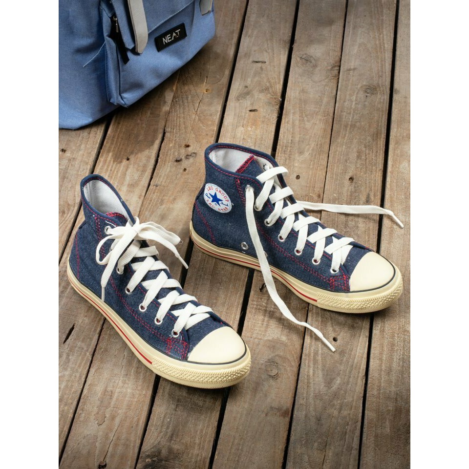 !!สินค้าขายดี!! รองเท้าผ้าใบหุ้มข้อผู้ชาย ผ้าใบแฟชั่น Men's Sneakers