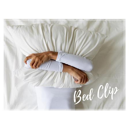 ปลอกหมอนหนุน BED CLIP STANDARD สีขาว แพ็ก 2 ชิ้น ผ้าละเอียดนุ่มลื่น คืนตัวได้ดี