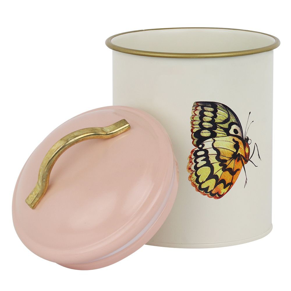 ขวดโหลกลมฝาดึง BUTTERFLY 1.55 ลิตร คละสี CANISTER BUTTERFLY 1.55L MIX