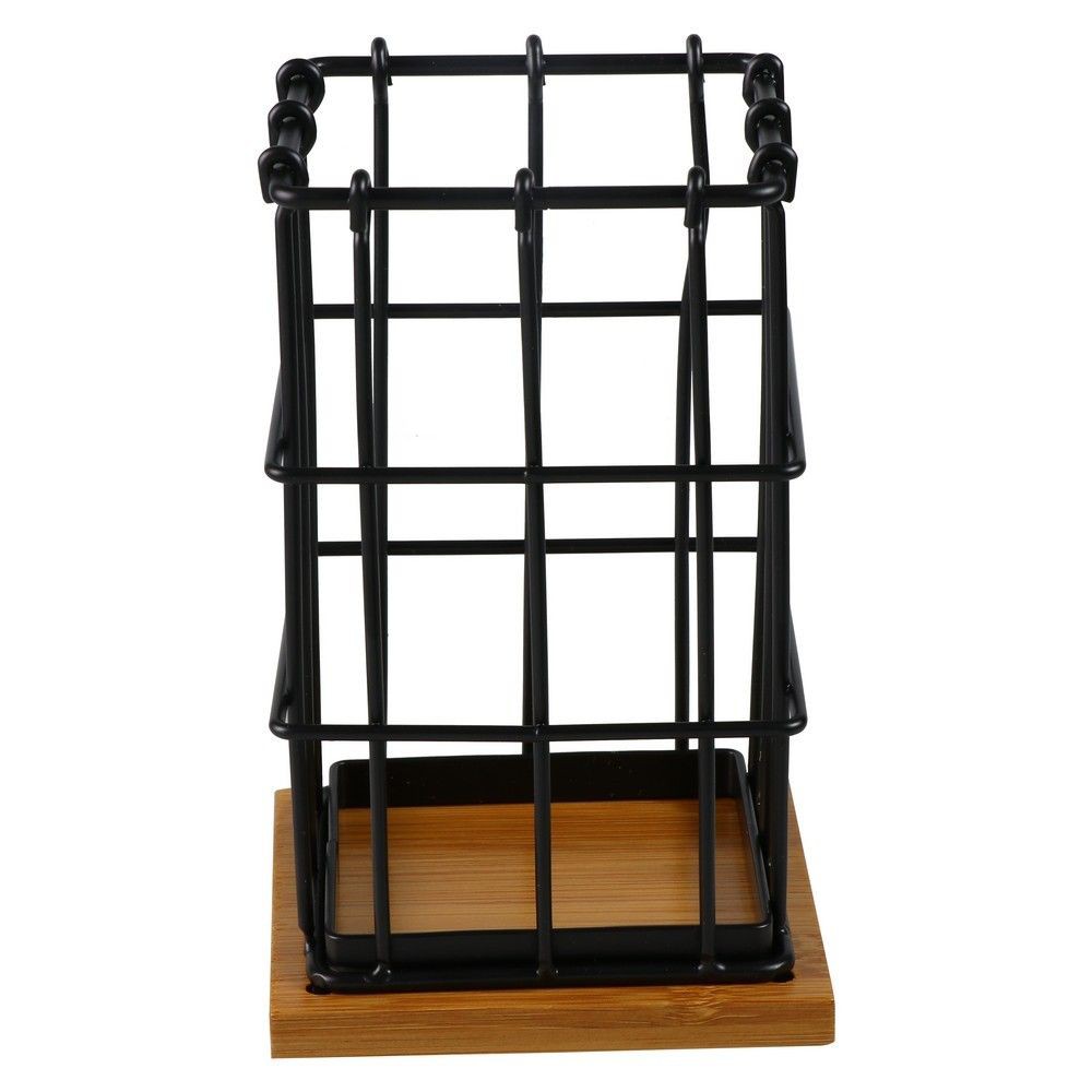 ที่ใส่อุปกรณ์ในครัว SWANKY DI0052-R1 สีดำ UTENSIL HOLDER 1 SQUARE SWANKY DI0052-R1 BLACK