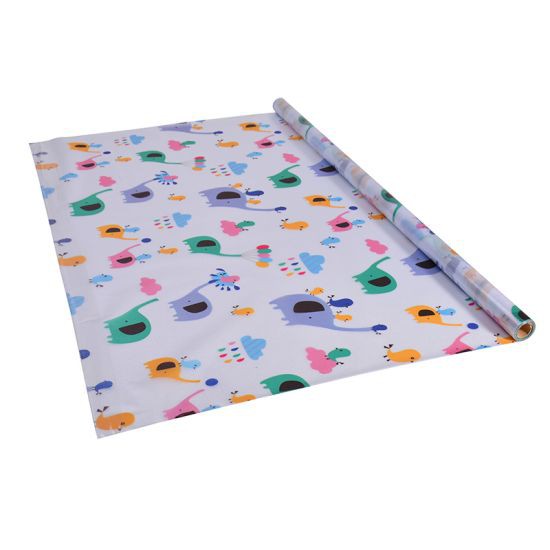 HOME-FIX ฟิล์มสูญญากาศพิมพ์ลาย รุ่น SK-32J/804 ขนาด 90 x 200 ซม. ลายช้างน้อย สำหรับตกแต่งผนัง ผลิตจากวัสดุคุณภาพดี